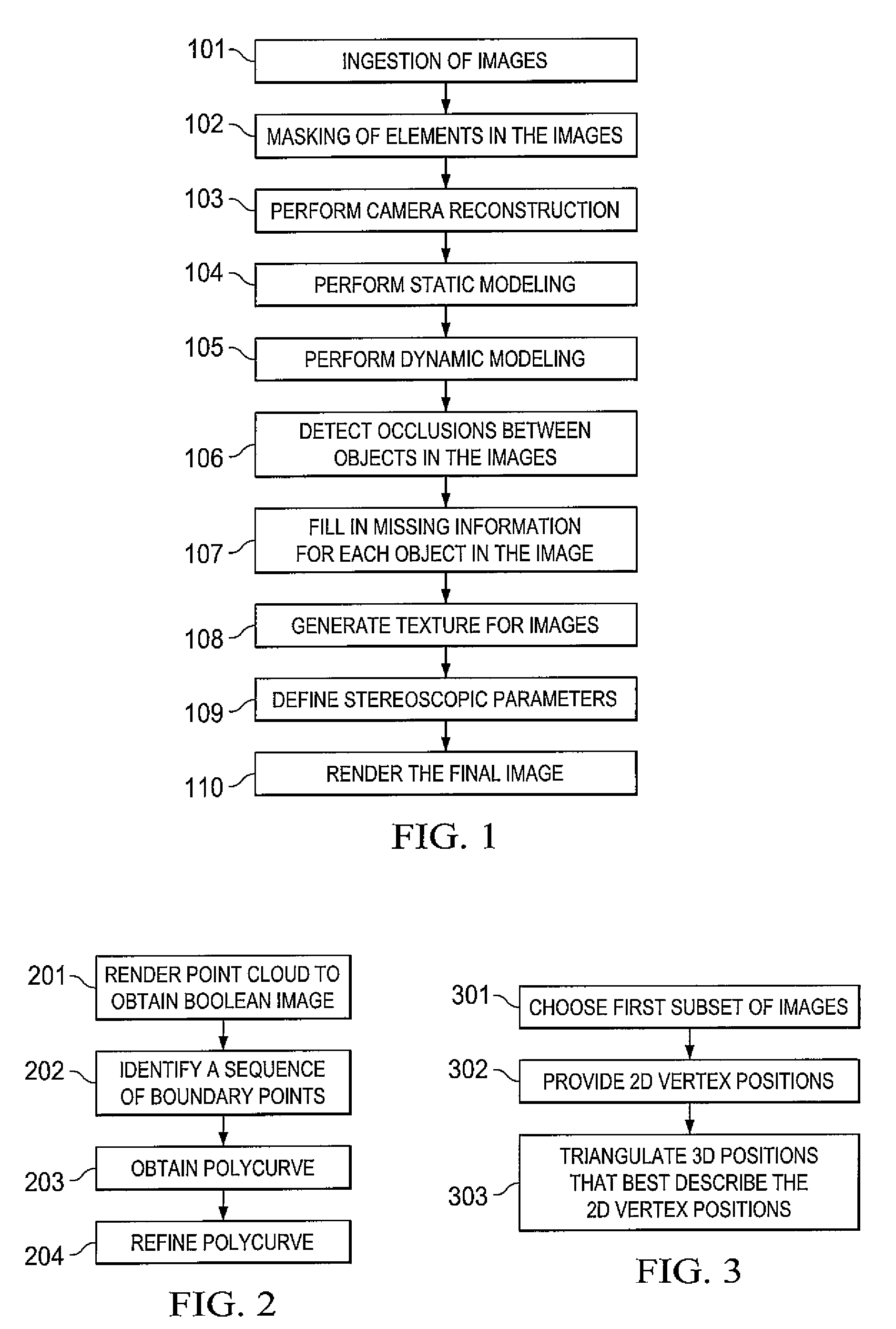Systems and methods for 2-d to 3-d conversion using depth access segments to define an object