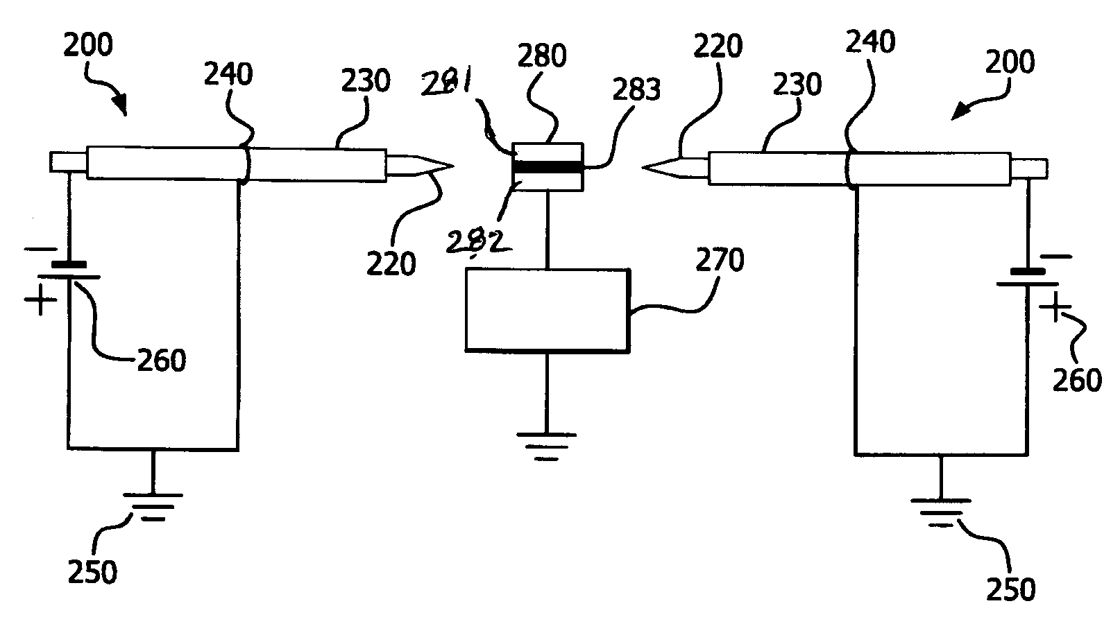 Apparatus and method for removal of surface oxides via fluxless technique involving electron attachment