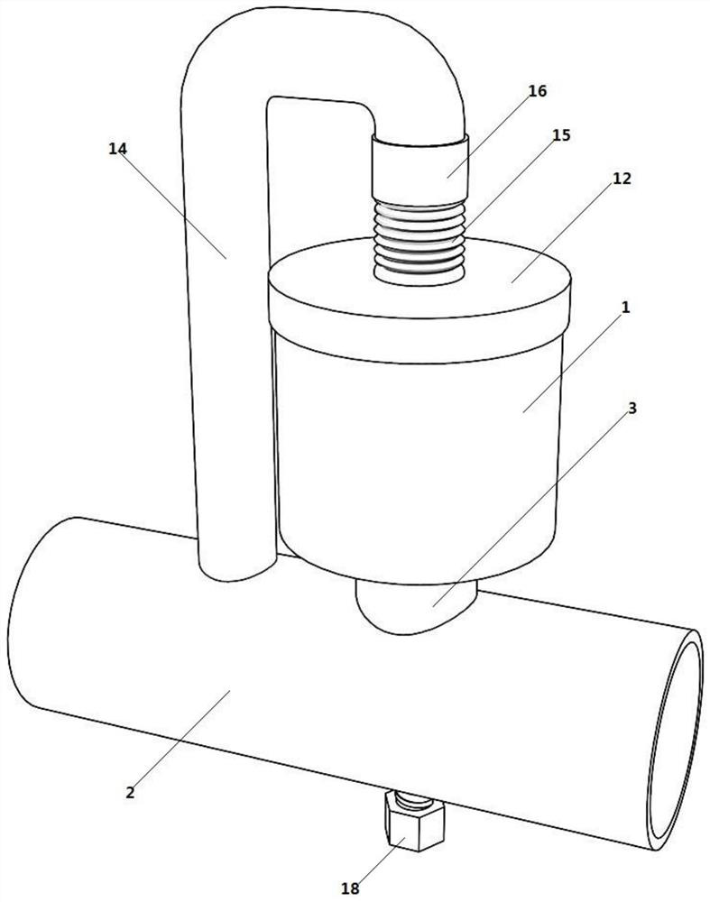 Pulsating type liquid slow release device