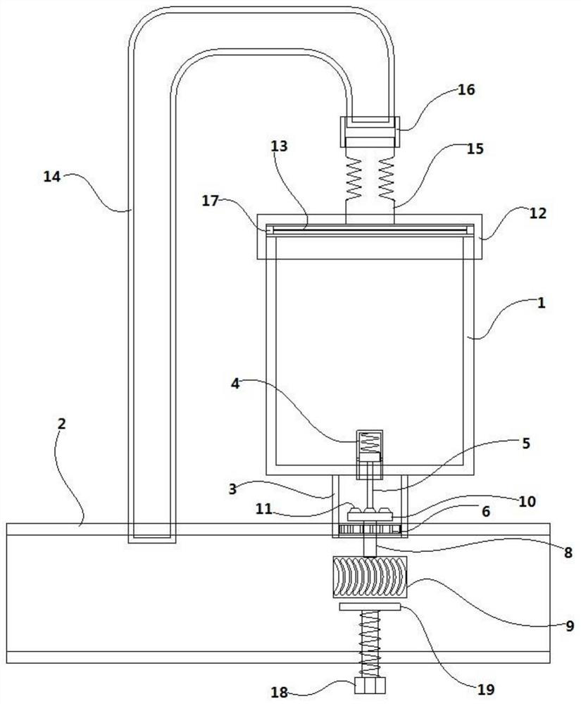 Pulsating type liquid slow release device