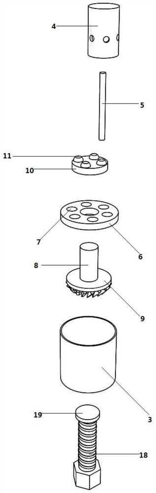 Pulsating type liquid slow release device