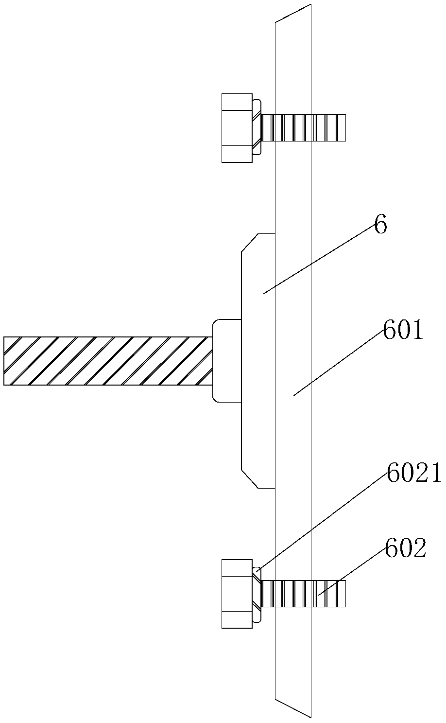 Support structure of computer screen