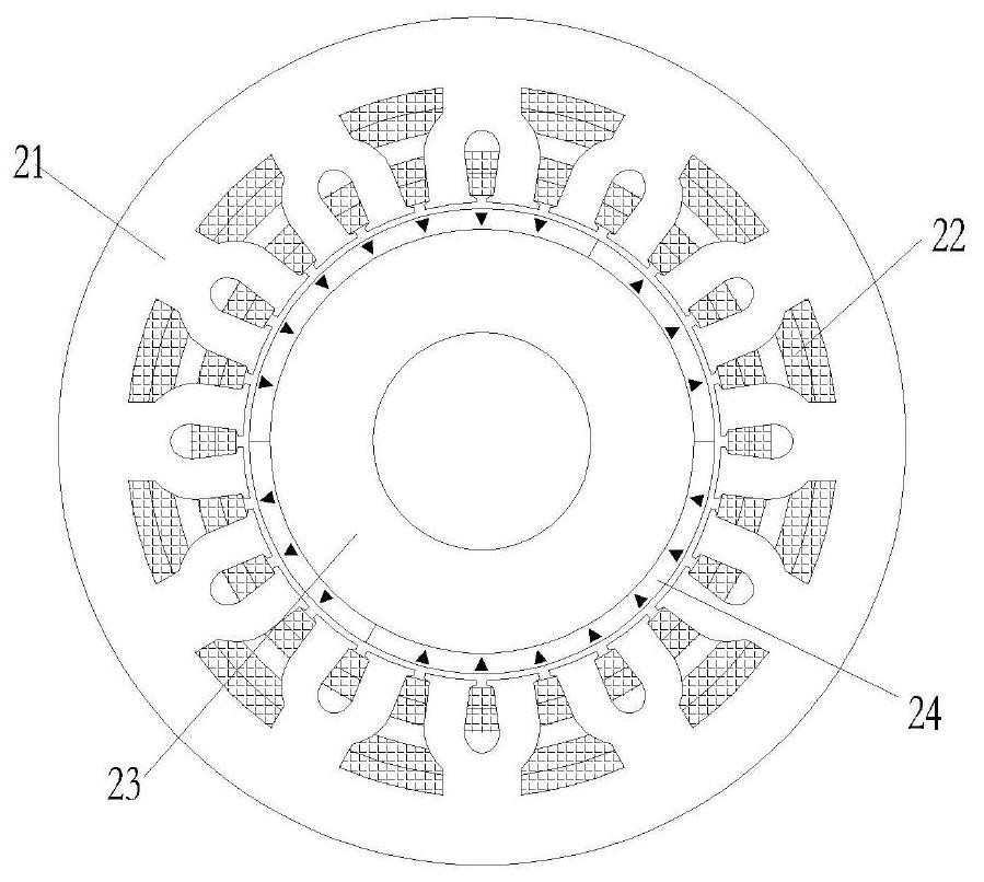 A two-speed permanent magnet wind power generation system