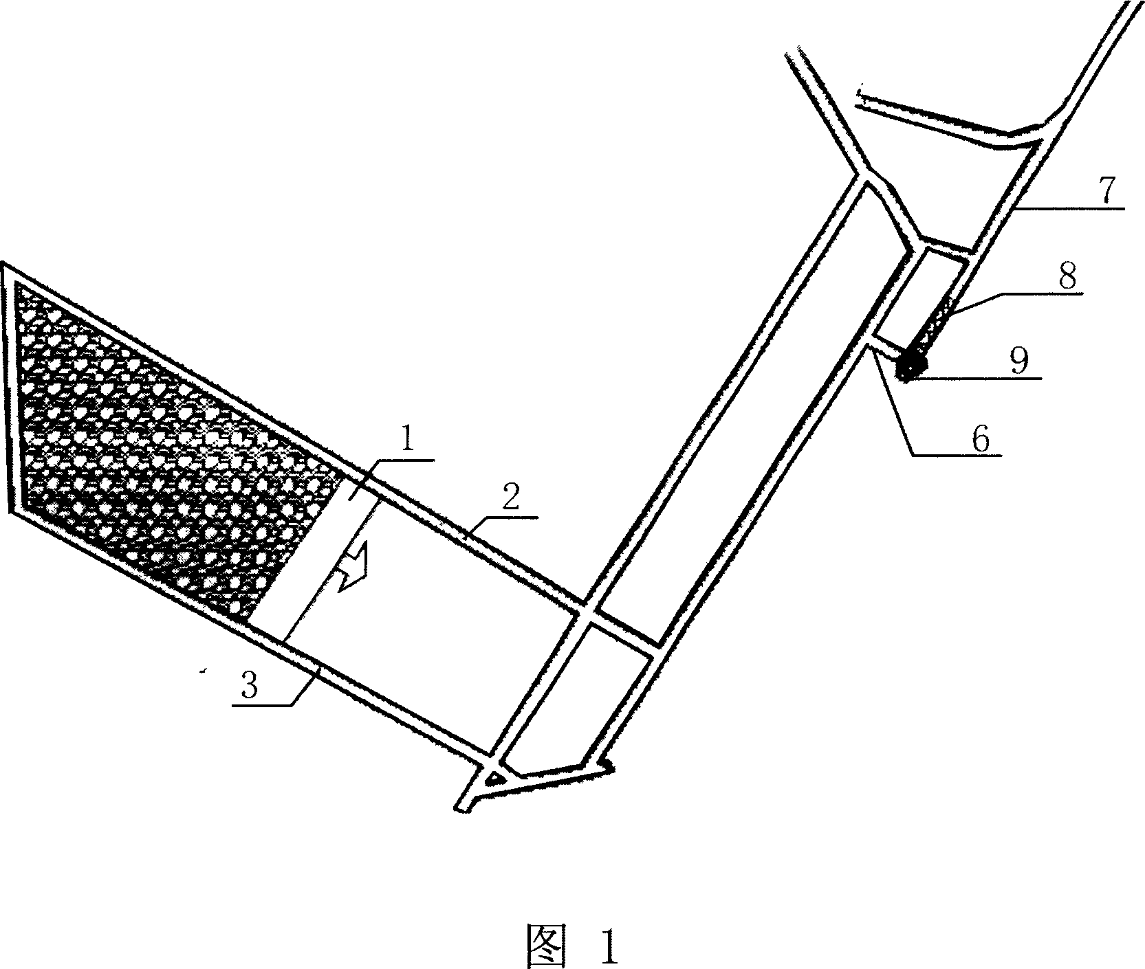 Method for filling coal-steam-free extraction working surface goaf by coal mine waste rock