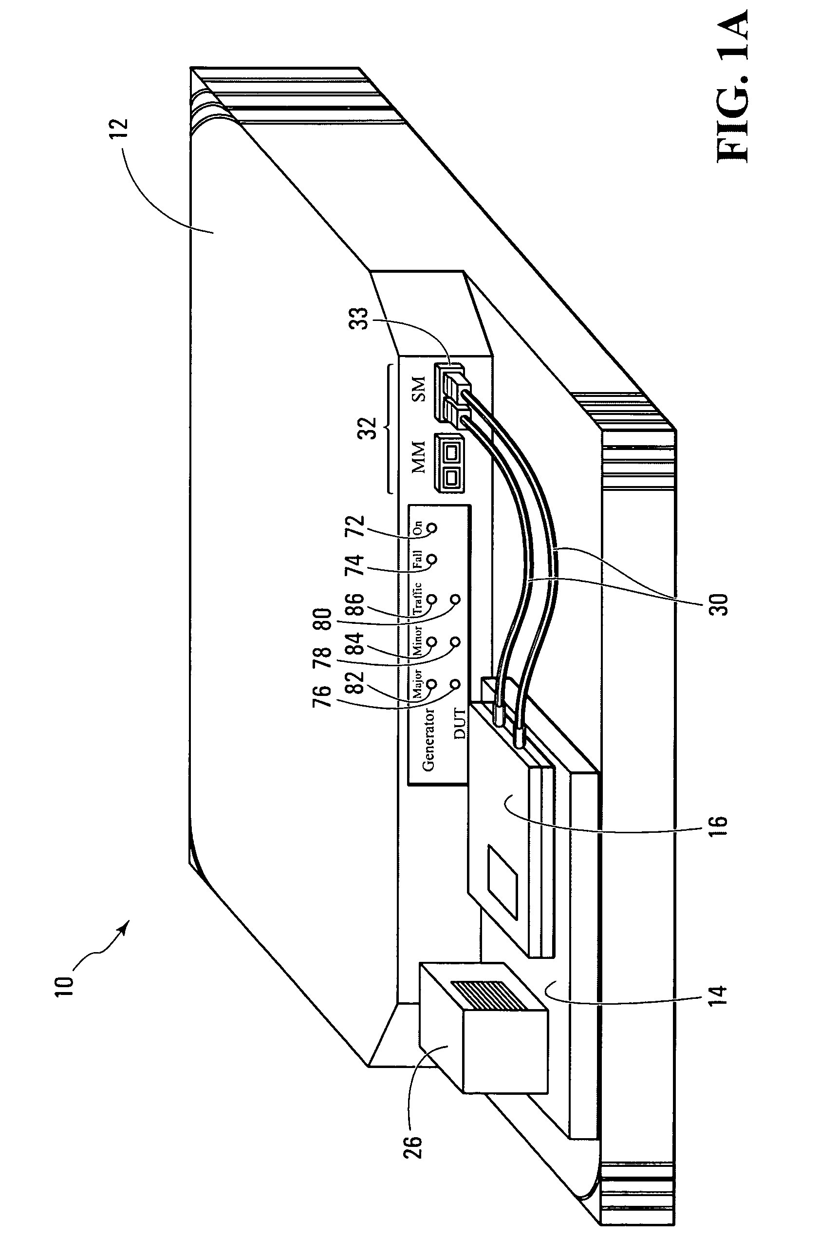 MSA transceiver testing device and interface for use therewith