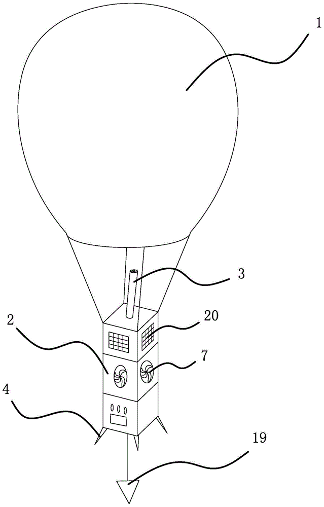 High-altitude air quality monitoring device