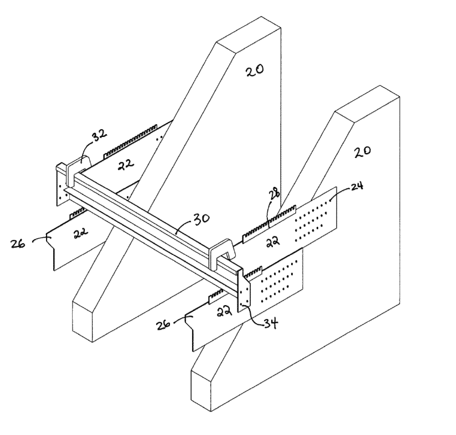 System for building formwork for concrete stairs and related methods