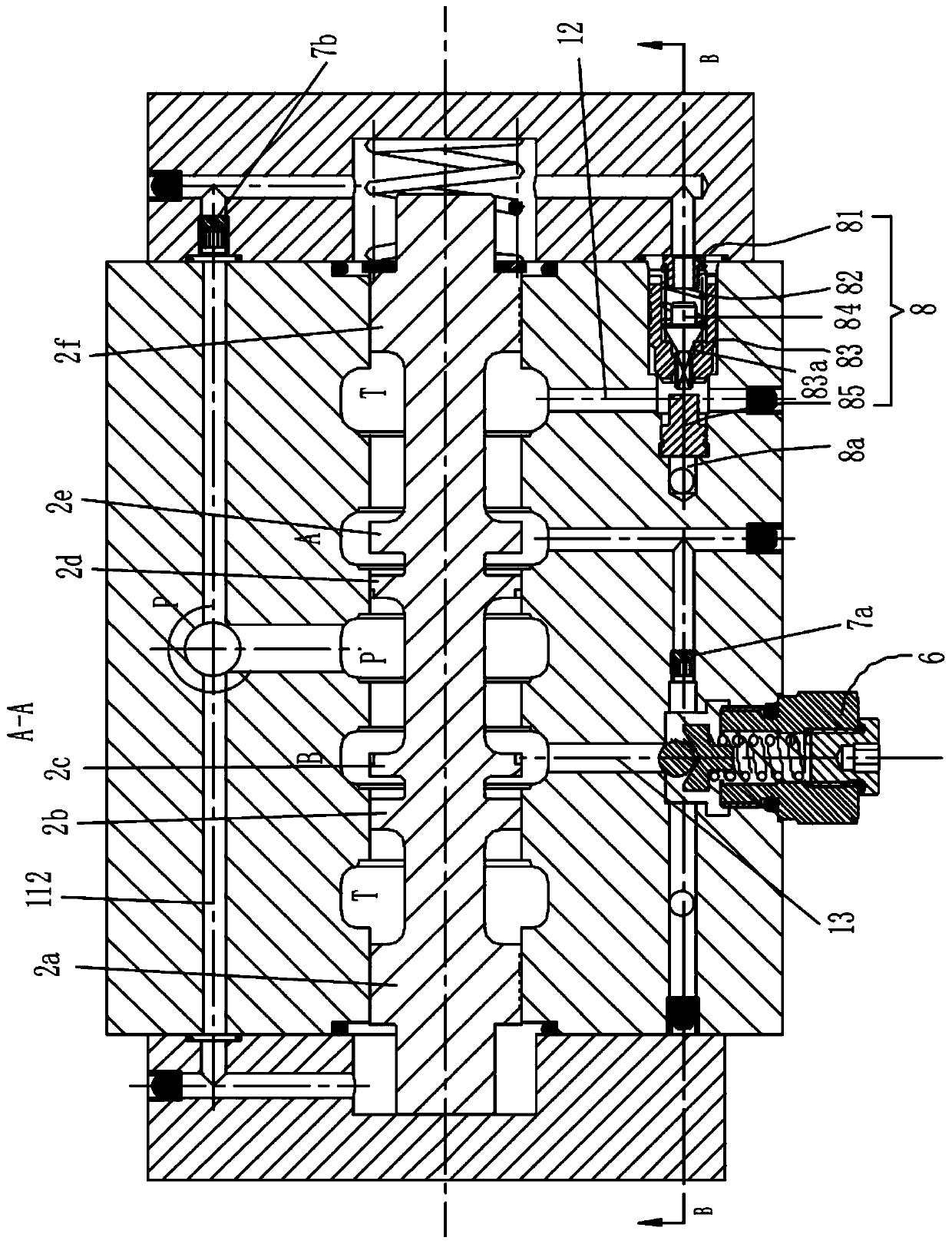 A hydraulic control device for agricultural machinery