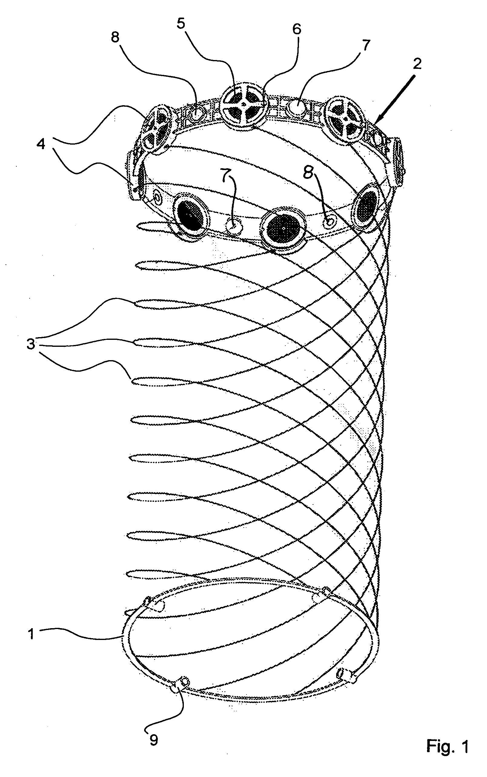 Apparatus with helical tension cables for ejecting a spin-stabilized body from a spacecraft