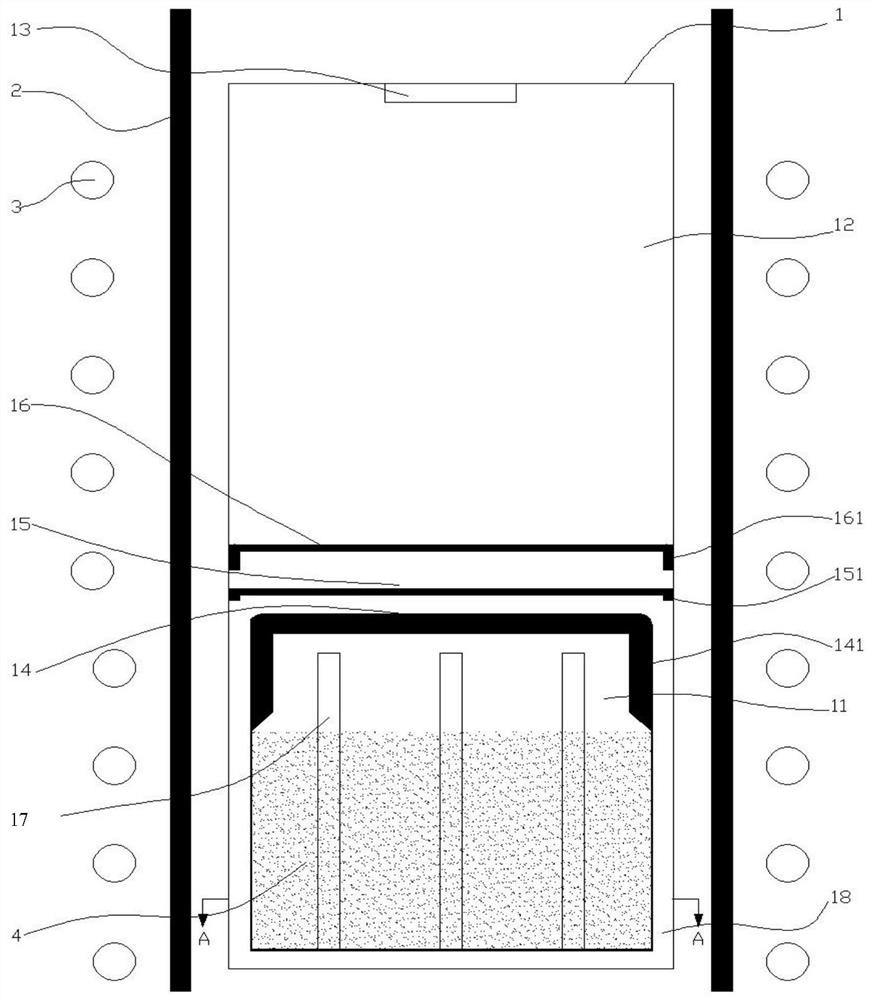 Silicon carbide single crystal growth equipment with the function of adjusting the ratio of carbon to silicon in the growth atmosphere