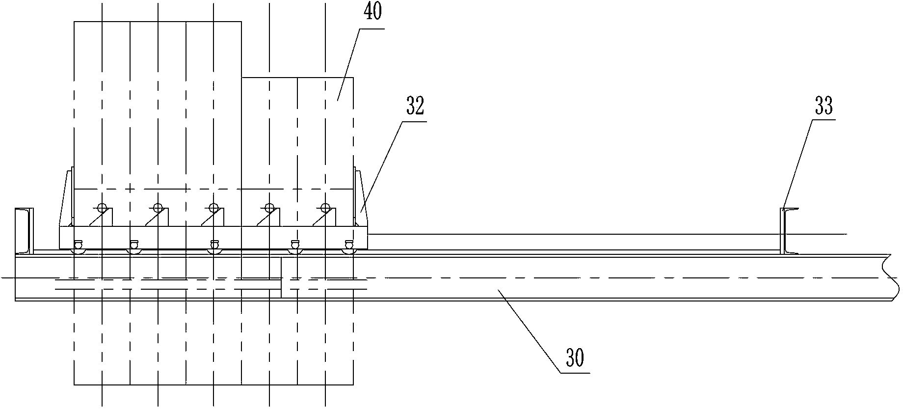 Tower crane and adjusting method for trimming moment of tower crane