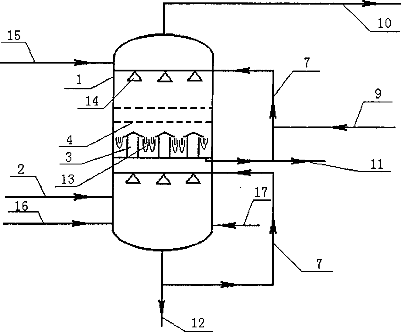 Quench process of acrylonitrile