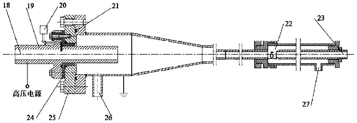 Liquid-liquid-solid three-phase separation device for waste oil