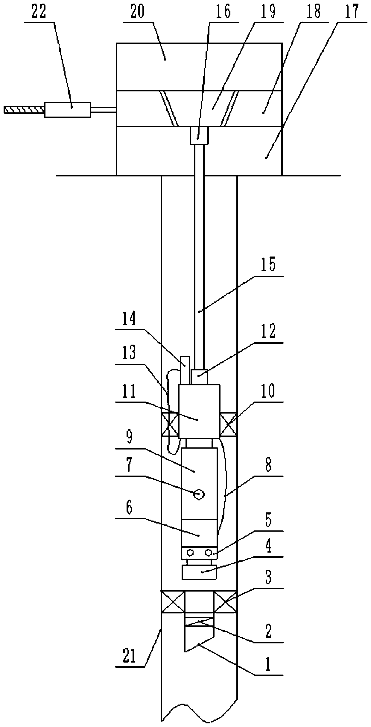 Device for lowering and fishing submersible electric pump with composite coiled tubing and operation process thereof