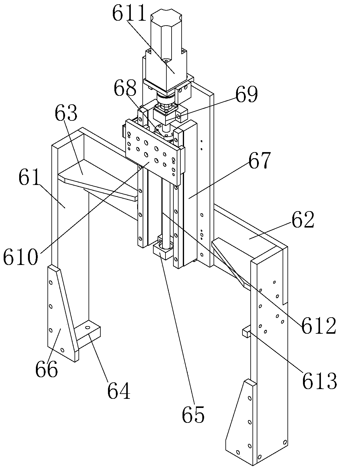 An oiling device with reciprocating motion