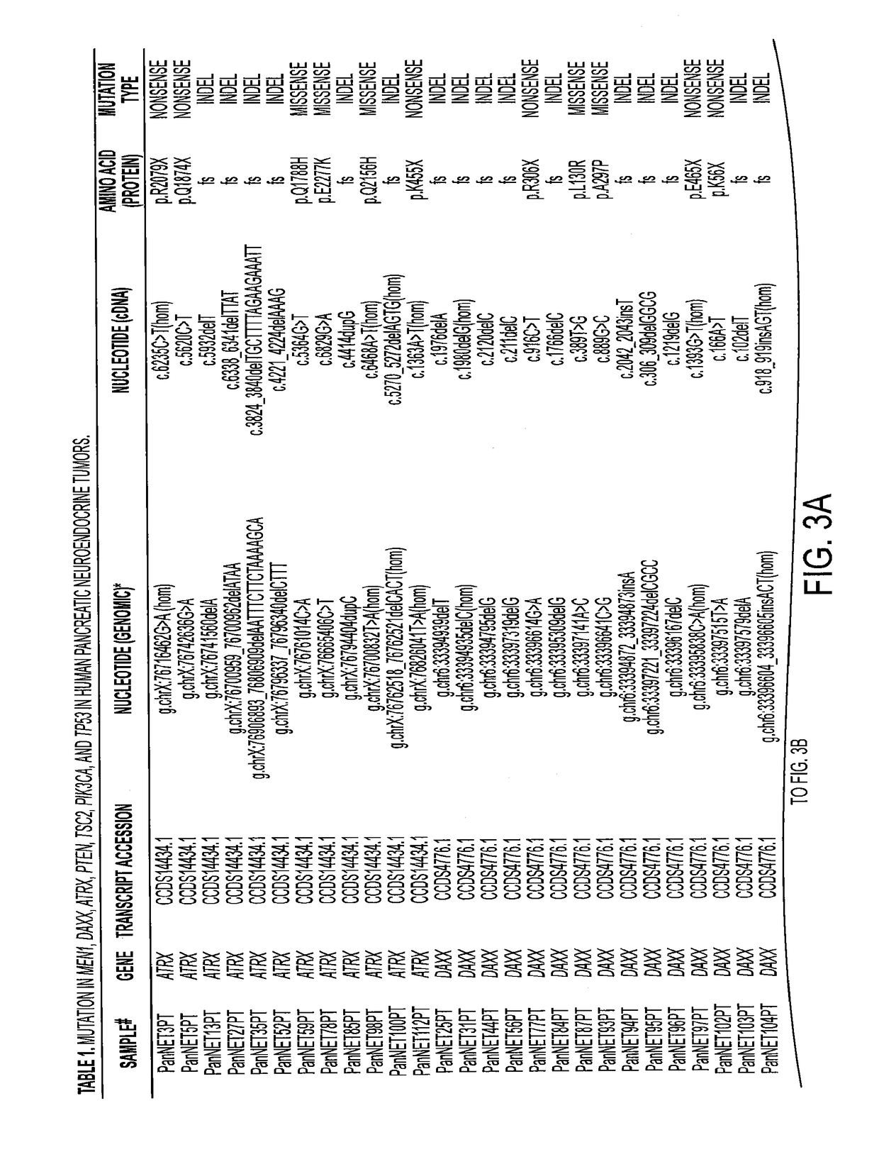 Genes frequently altered in pancreatic neuroendocrine tumors