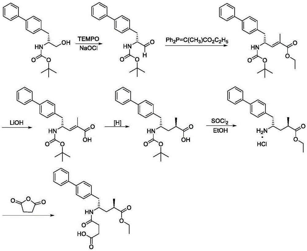 Preparation method of (R)-2-(N-tertbutyloxycarbonylamino)biphenylpropanol
