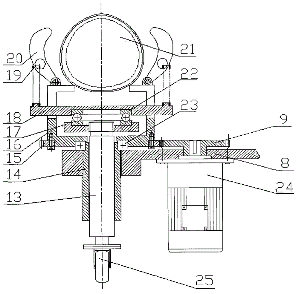 An automatic coconut cutting machine