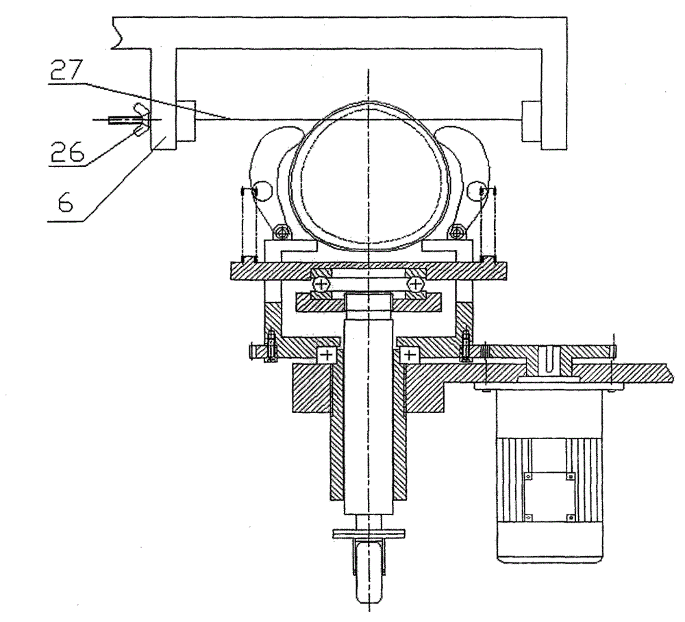 An automatic coconut cutting machine