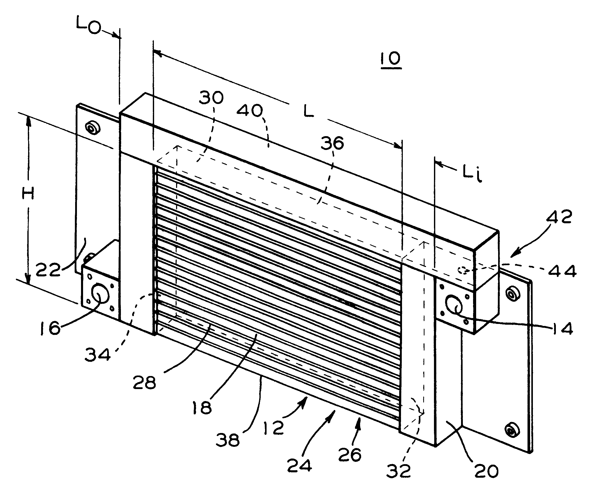 Aftercooler having bypass passage integrally formed therewith
