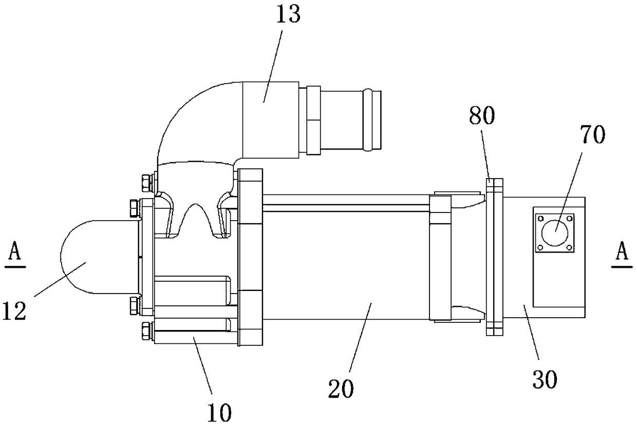 Automated electric draining pump integrating liquid level identification function