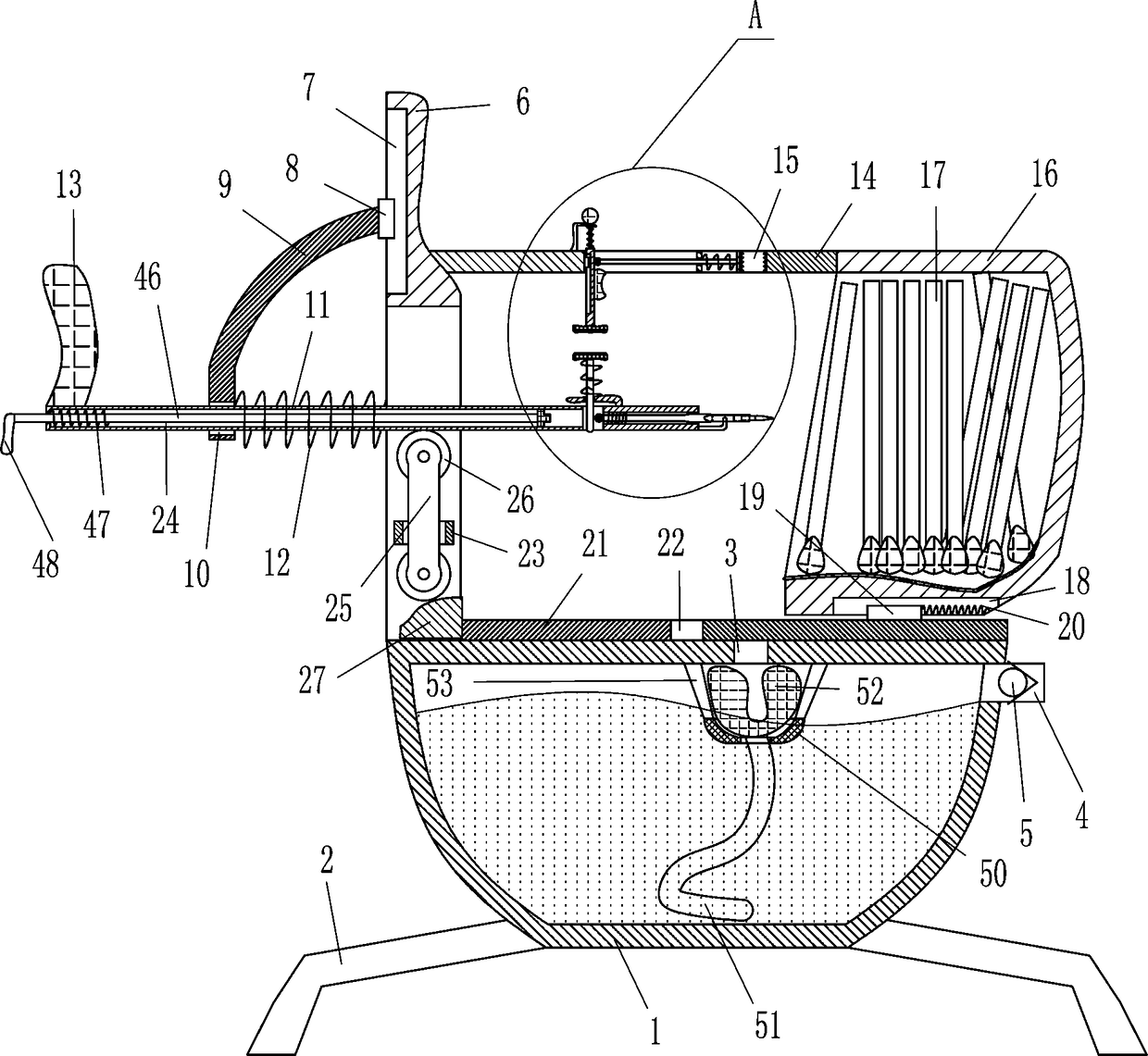 Pediatric device for dipping cotton swabs in ethyl alcohol