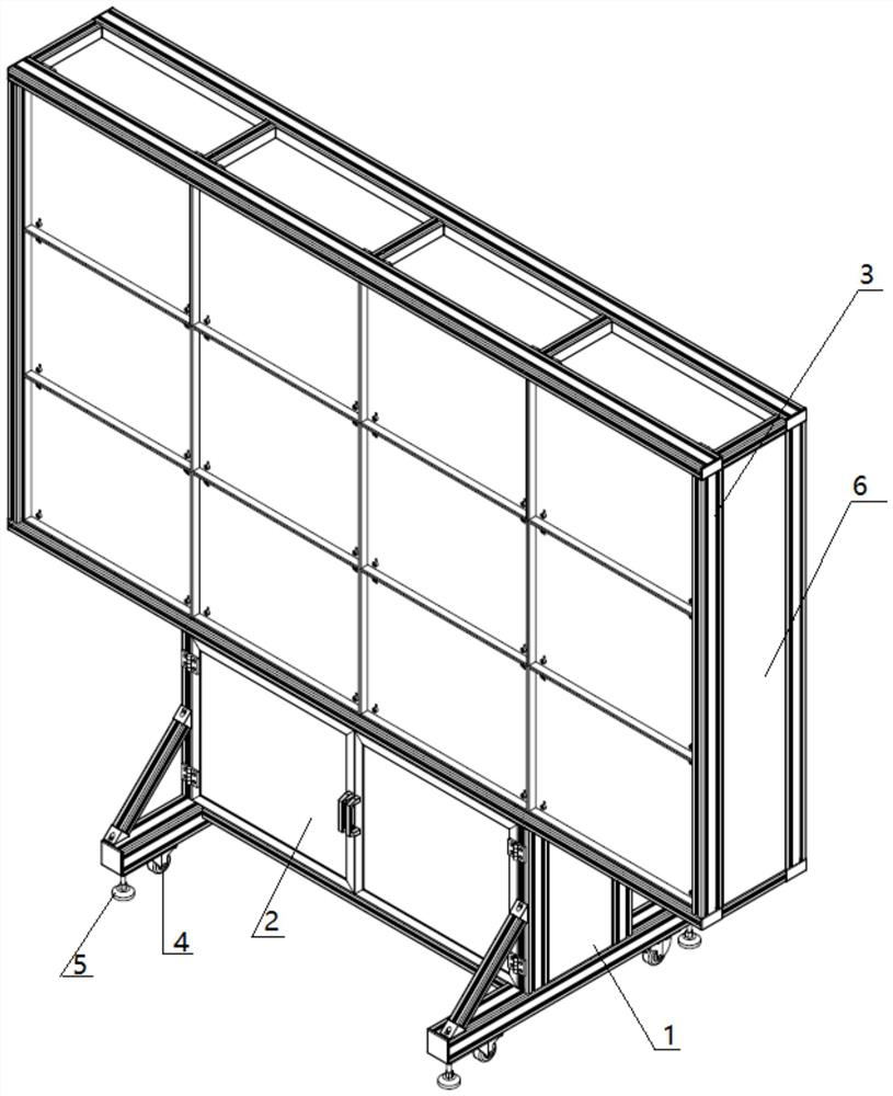 Small-spacing LED display screen practical training platform