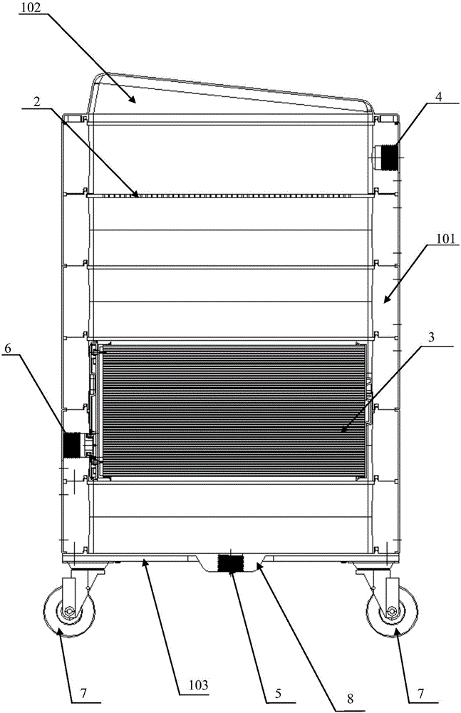 Filtration system for hollow plate ceramic membrane