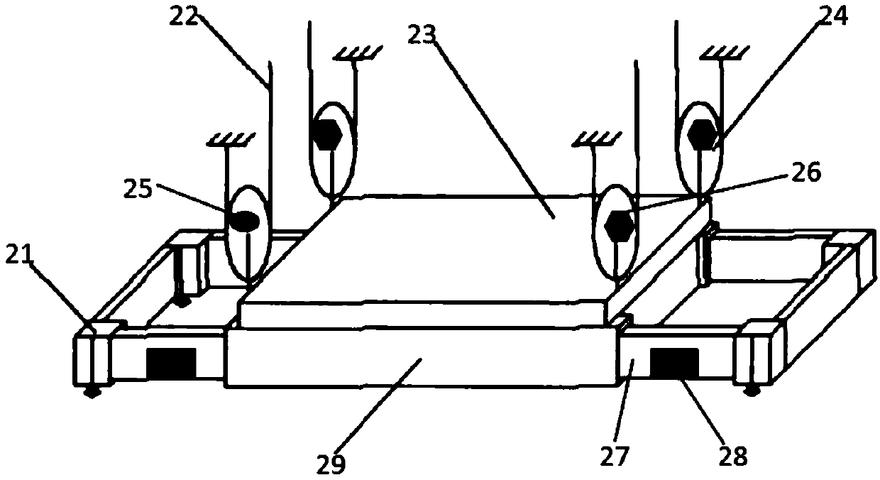 Lifting machine suitable for detecting eccentric load value of container and working method thereof