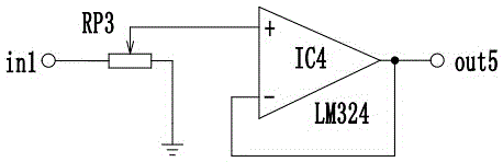 Air humidity indication circuit