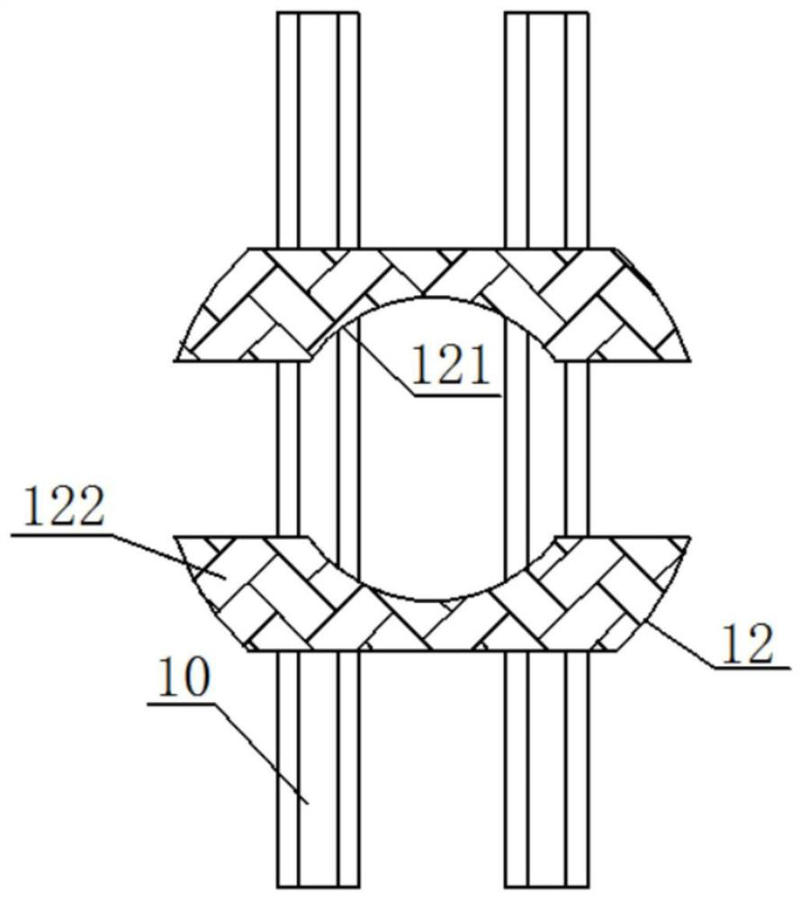 An automobile air-conditioning condensing fan and its processing equipment