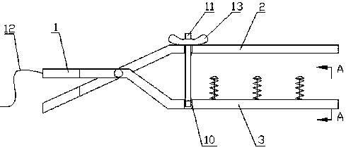 A movable power supply clip for a sliding contact line