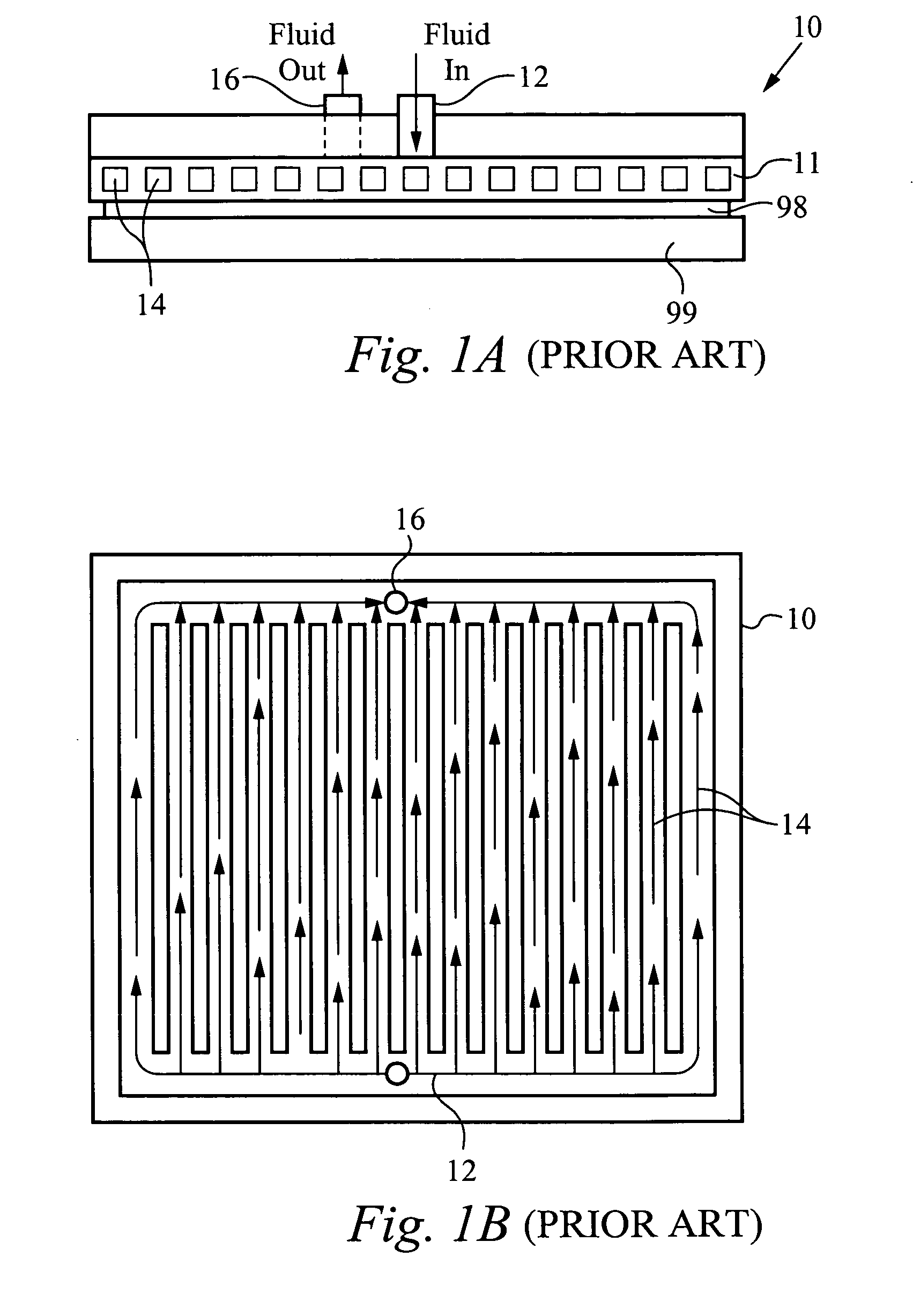 Method and apparatus for flexible fluid delivery for cooling desired hot spots in a heat producing device