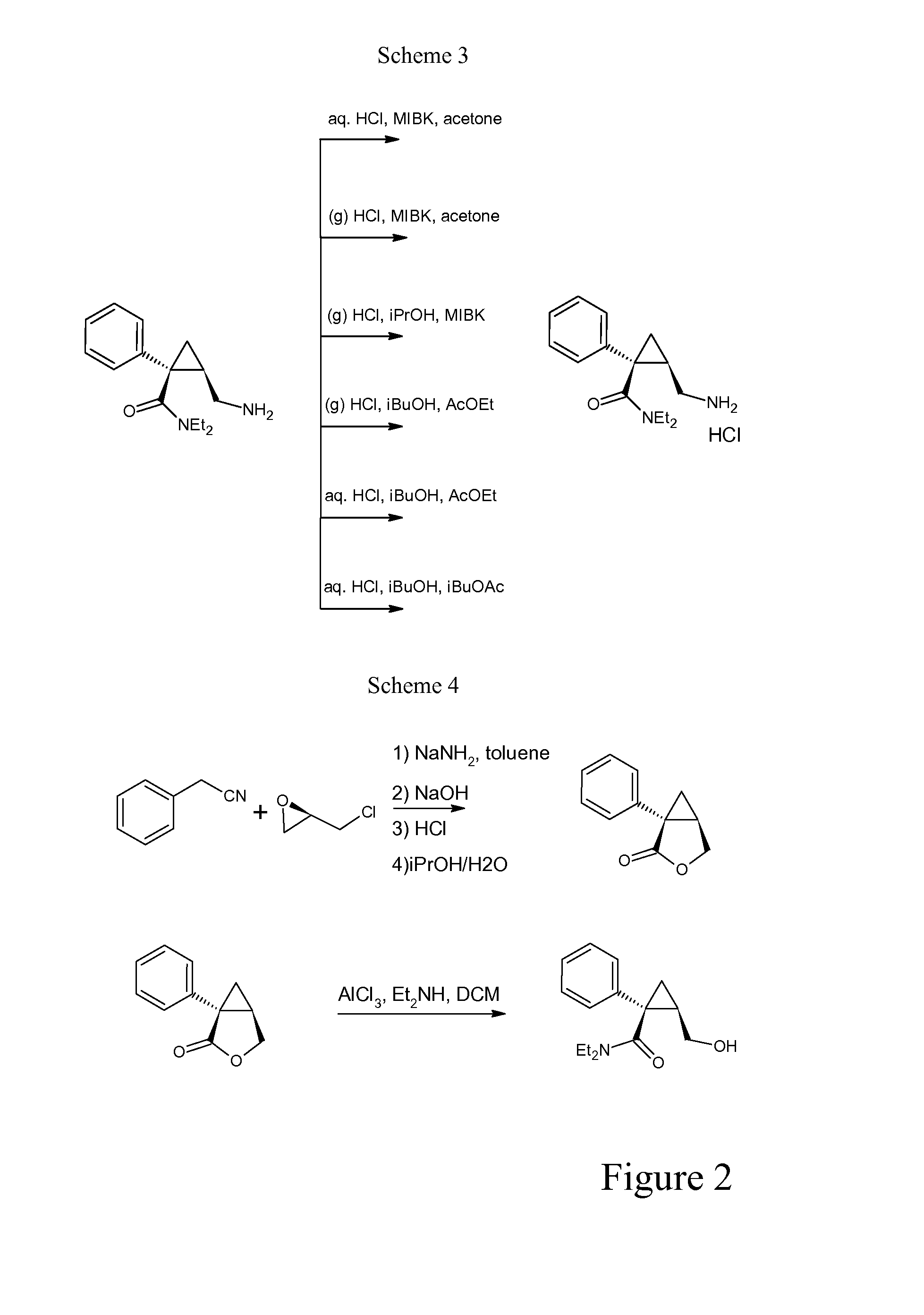 Process for preparing levomilnacipran hcl