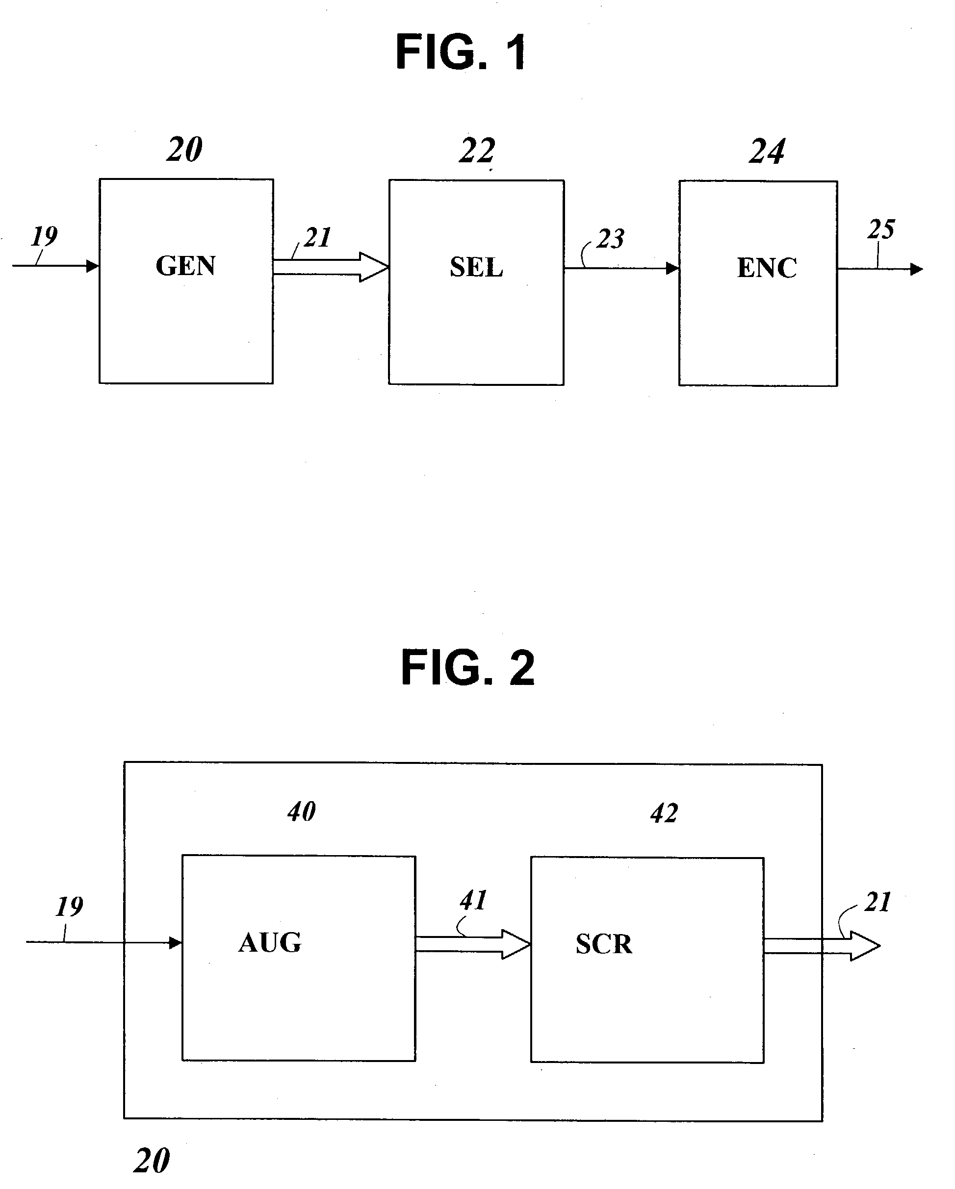 Method of converting a series of data worlds into a modulated signal