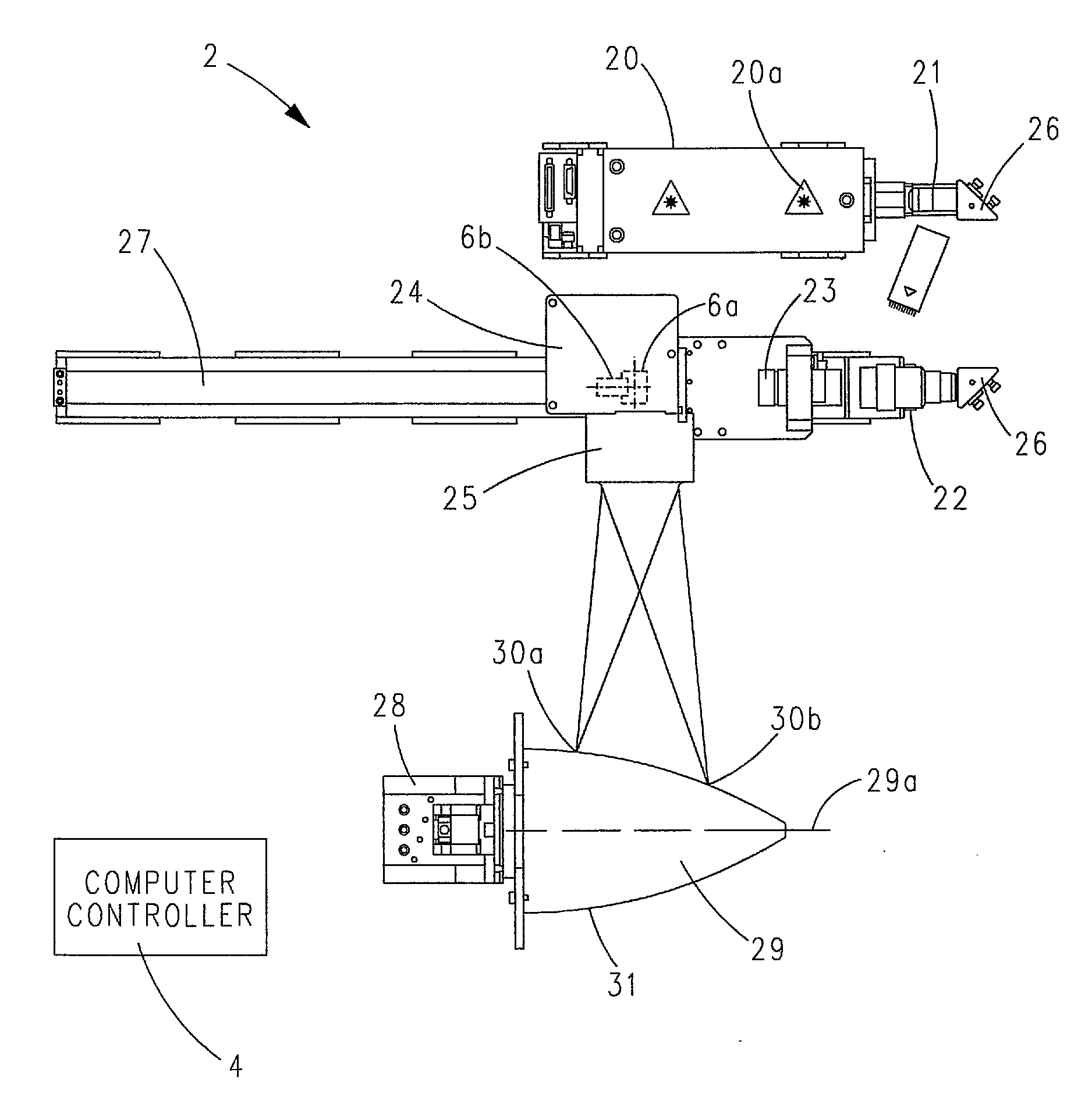 Method of generating patterns on doubly-curved surfaces