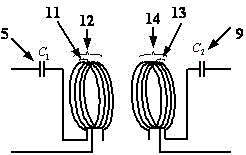 Master-slave self-coupling magnetic resonance wireless power transmission device and operation method thereof