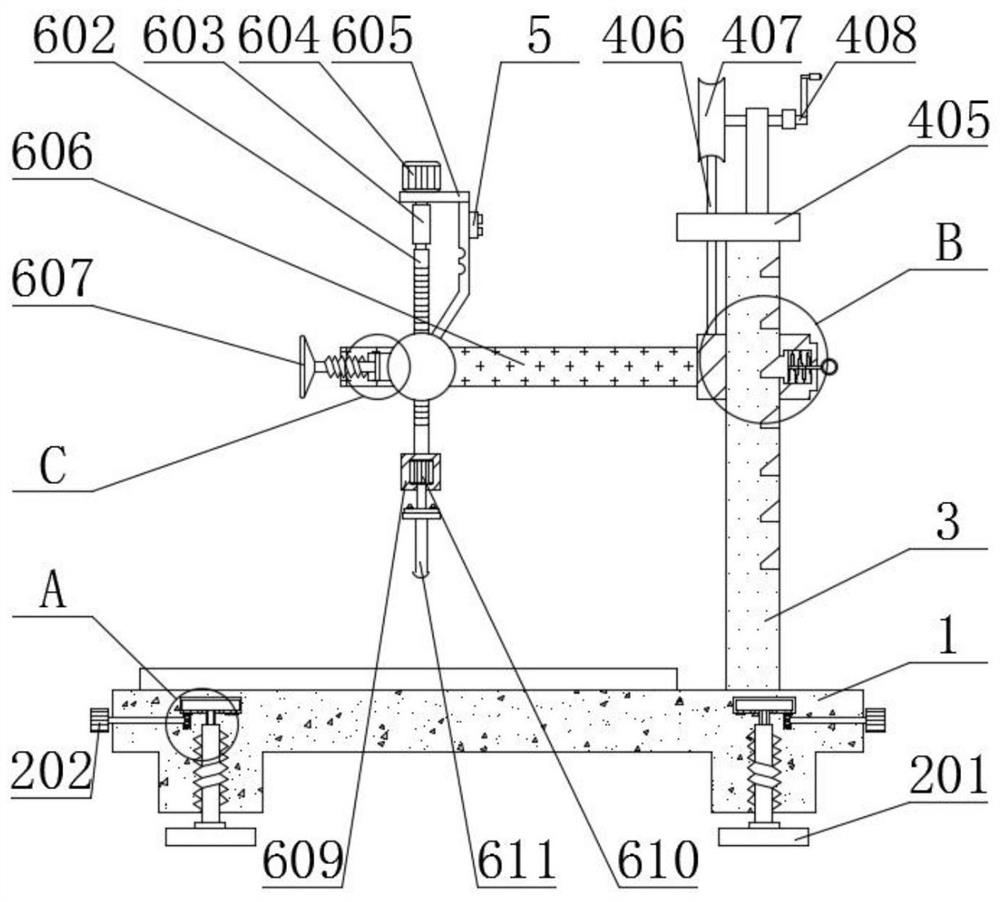 Drilling machine for machining and using method thereof