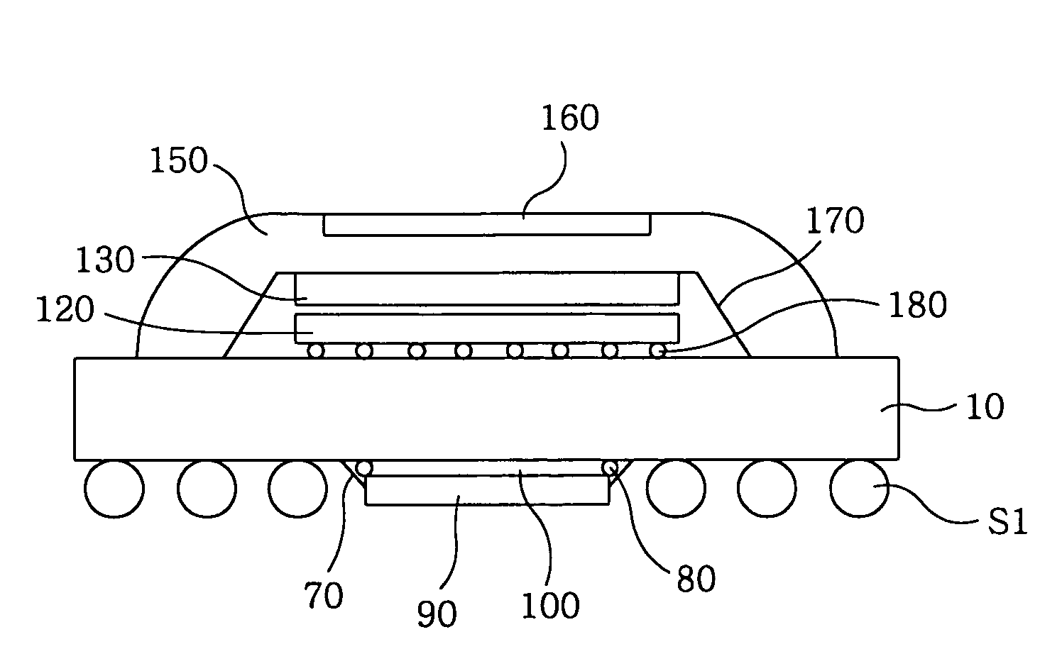 Multi-stack chip size packaging method