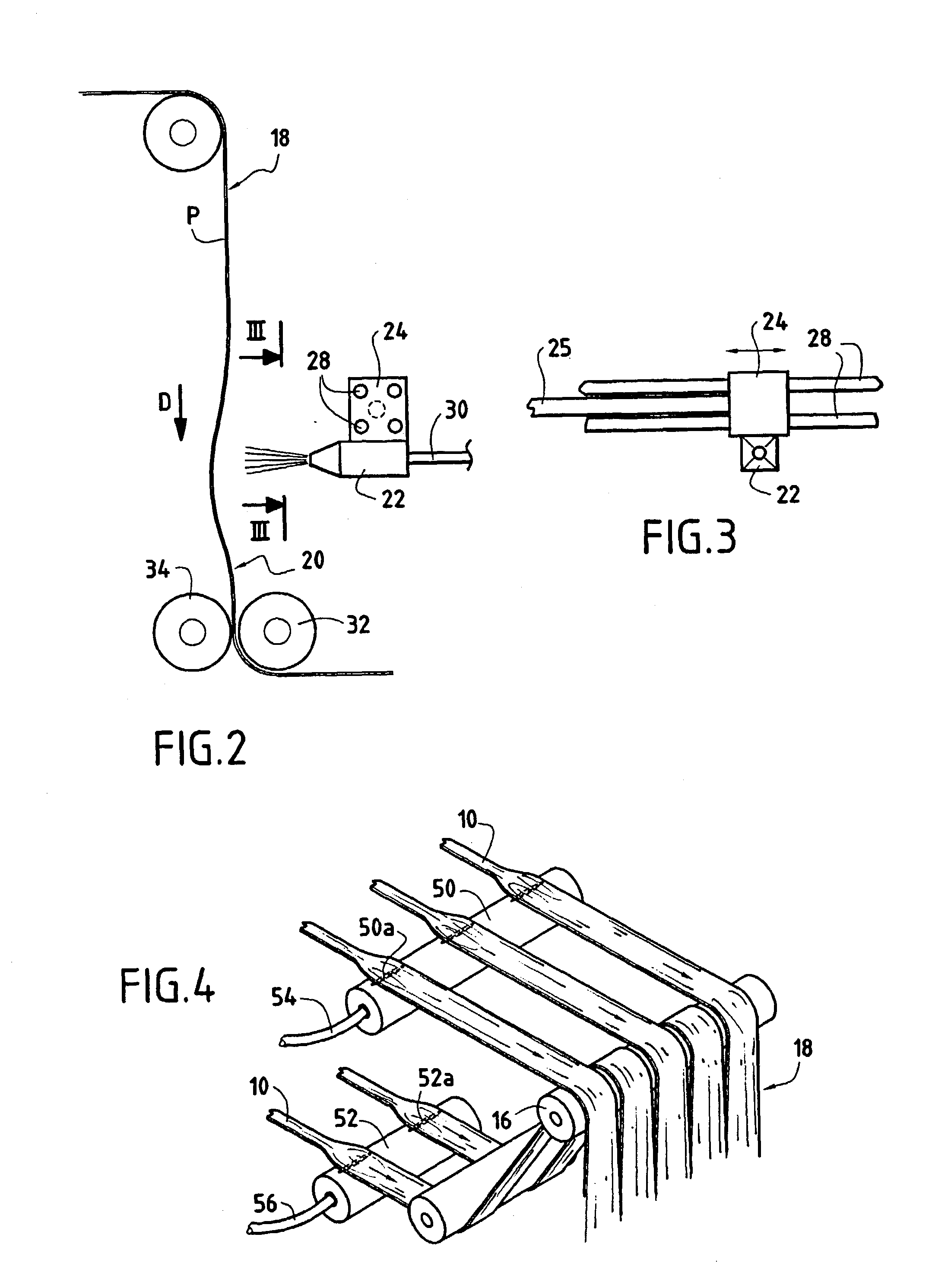 Method and device for producing a textile web by spreading tows