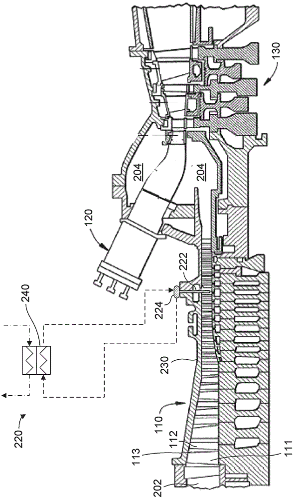 Heat pipe intercooling system for a turbomachine