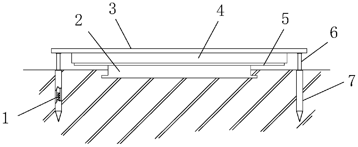 Pre-storing device for building materials