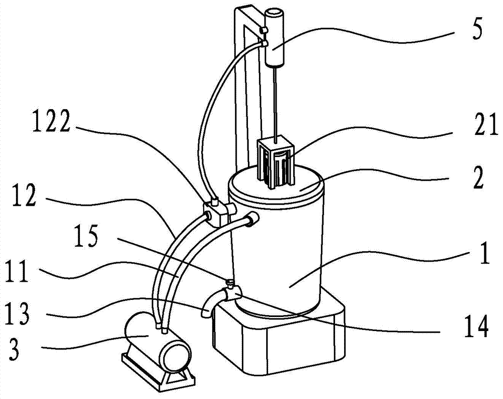 Vacuum stirring barrel capable of stirring in double directions