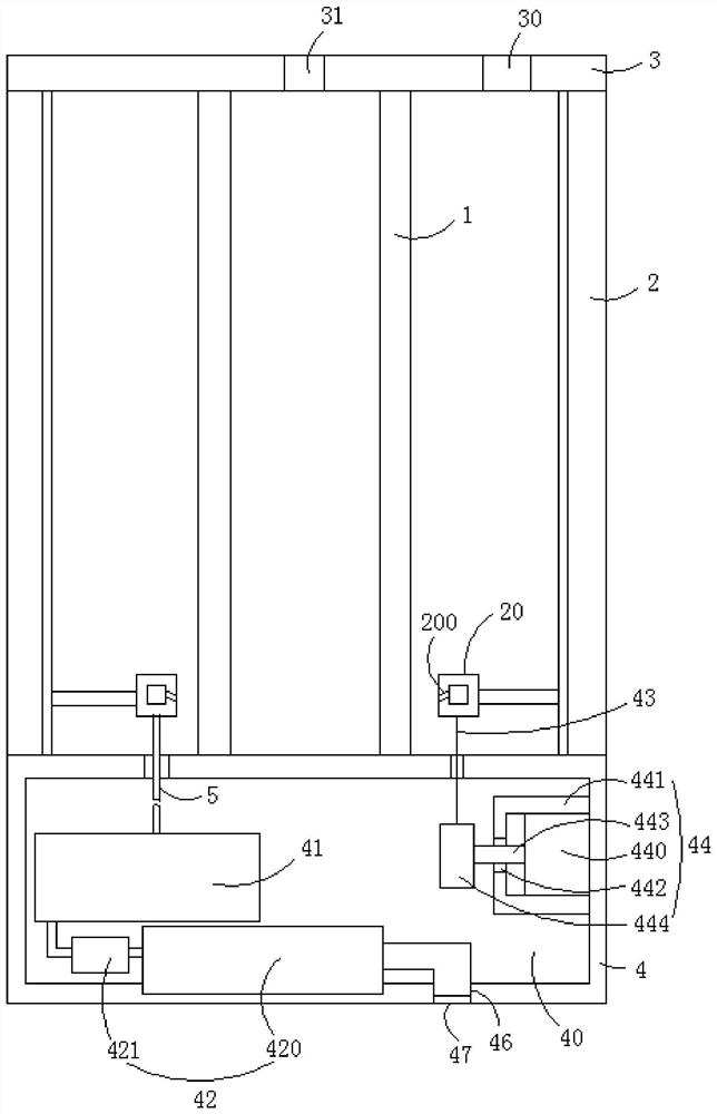 Filter element self-cleaning system and method