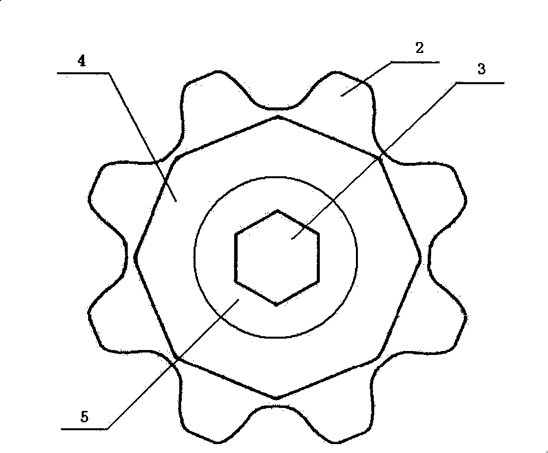 Method for manufacturing mechanical drive chain wheel