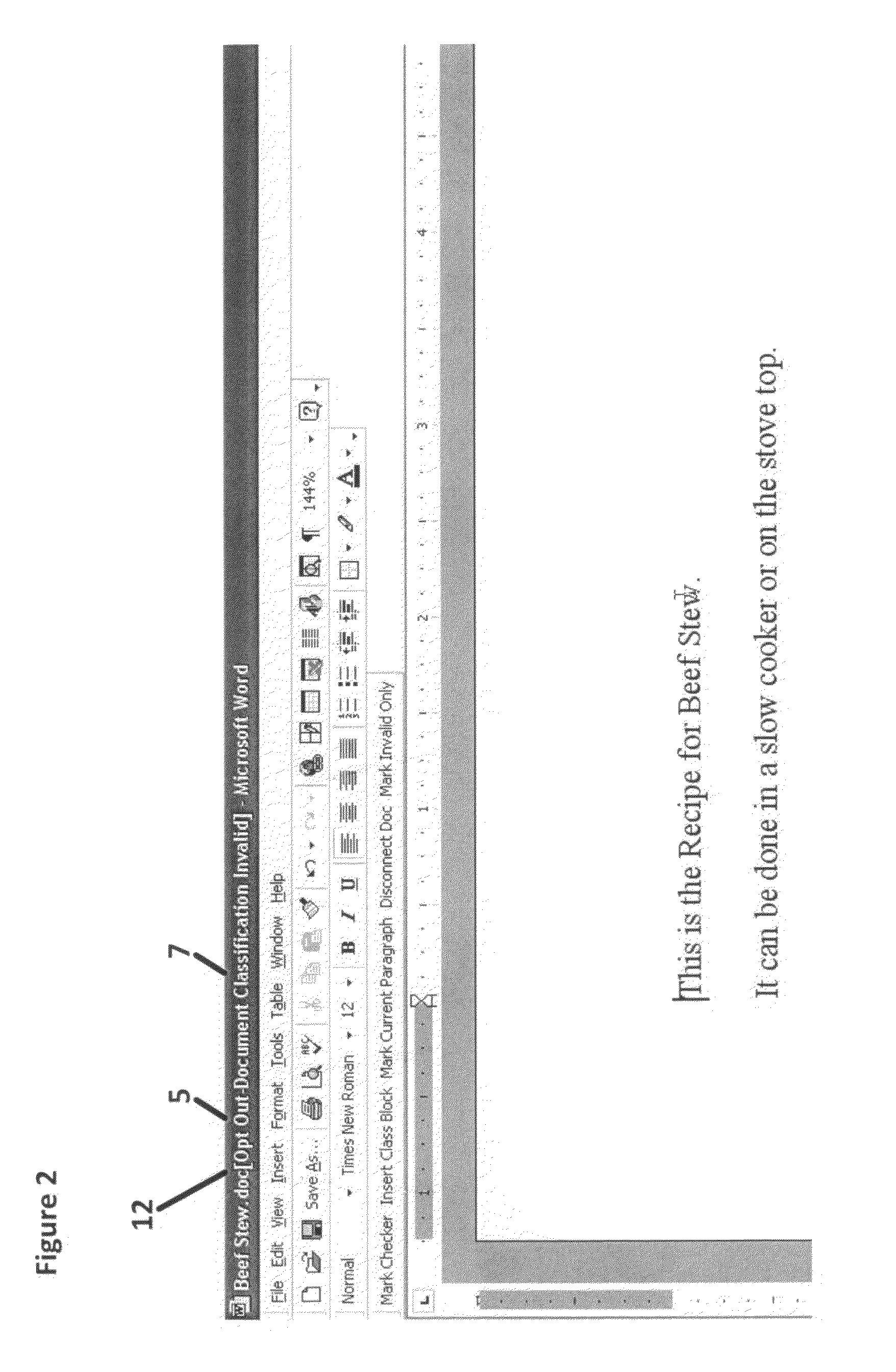 System or method to assist and automate an information security classification and marking process for government and non-government organizations for information of an electronic document