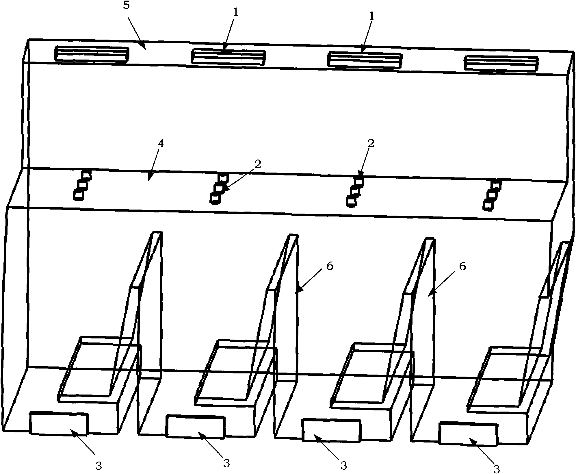 Air supply and exhaust system for passenger cabin of passenger airplane