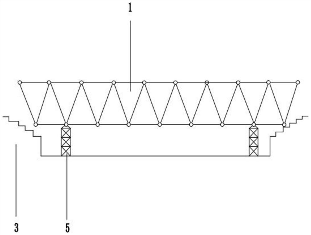 Stadium net rack construction method