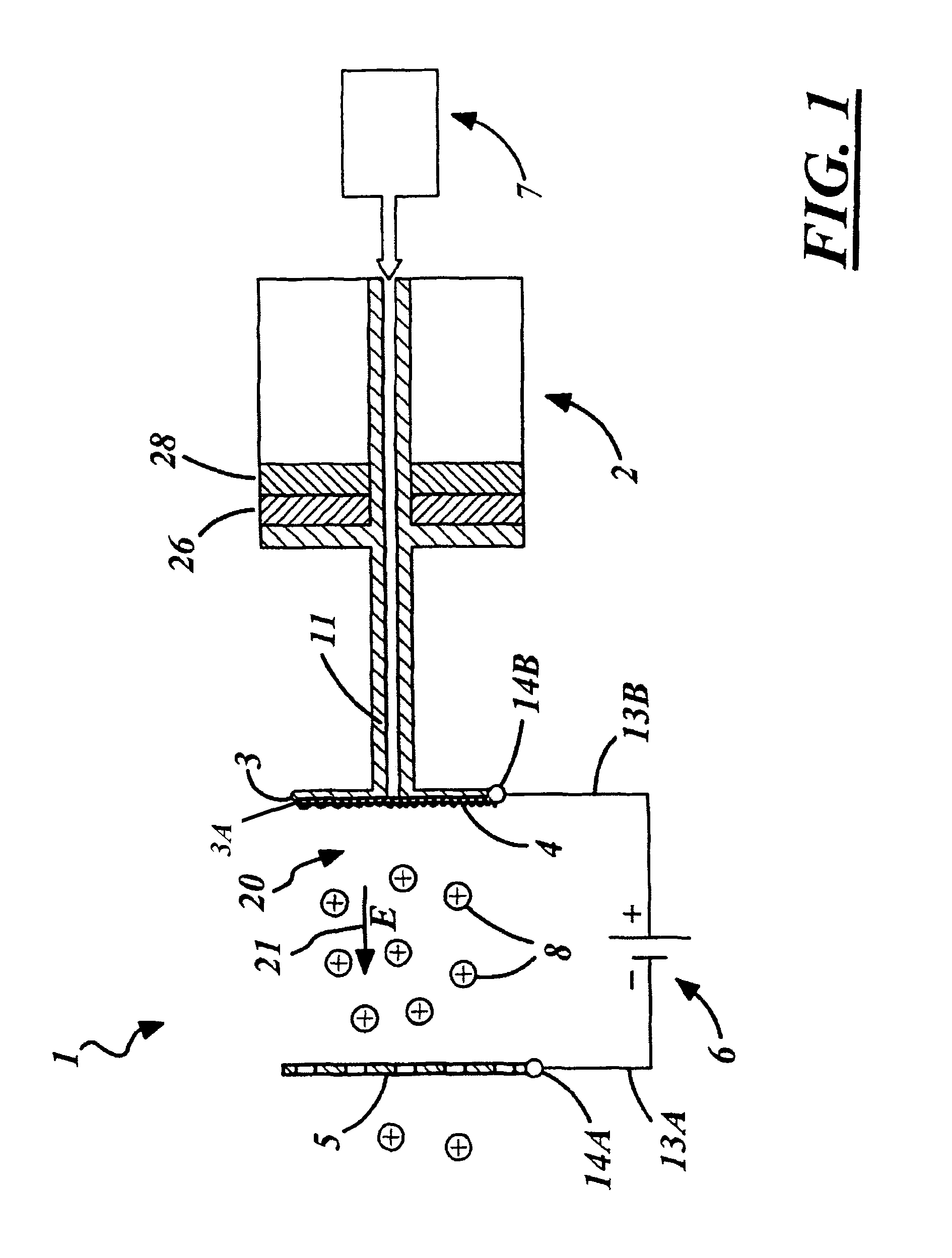 Method of ionizing a liquid and an electrostatic colloid thruster implementing such a method