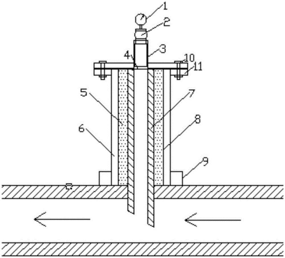 Antifreeze type pressure hose with heating tube